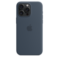 Sie sehen das Produktbild 05 von Apple iPhone 15 Pro Max Silikon Case mit MagSafe, sturmblau> Apple iPhone 15 Pro Max Silikon Case mit MagSafe, sturmblau>