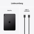 11" iPad Pro Wi-Fi 512 GB Standardglas - Space Schwarz (M4)