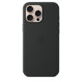 Apple iPhone 16 Pro Max Silikon Case mit MagSafe, schwarz