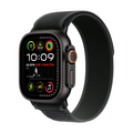 Apple Watch Ultra 2 GPS + Cellular, 49 mm Titangehäuse Schwarz, Trail Loop Schwarz – S/M