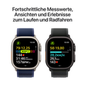 Apple Watch Ultra 2 GPS + Cellular, 49 mm Titangehäuse Schwarz, Trail Loop Schwarz – S/M