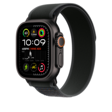 Apple Watch 49mm Trail-Loop, schwarz - M/L - Gehäusefarbe schwarz