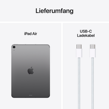 Apple iPad Air 11" Wi-Fi + Cellular, 128GB, space grau>
