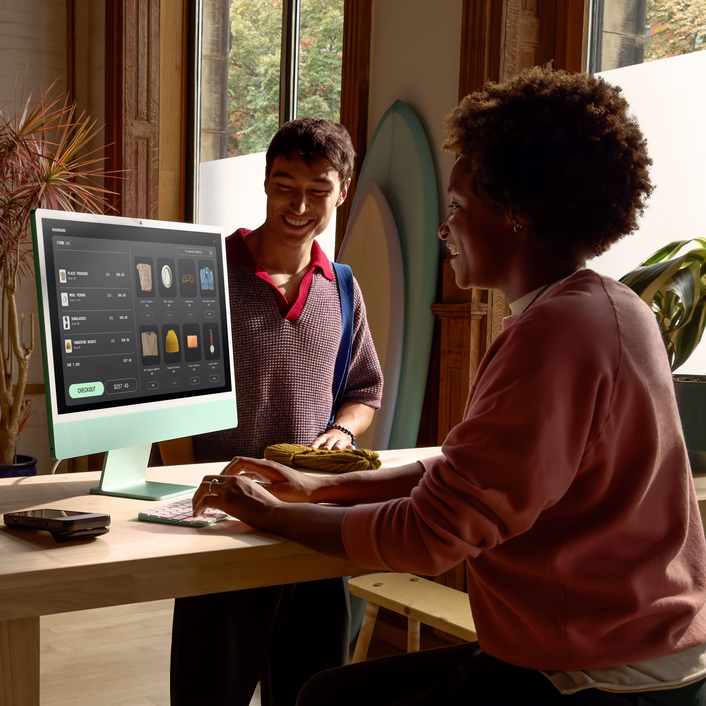 24" iMac mit Retina 4,5K Display: Apple M4 Chip mit 8‑Core CPU und 8‑Core GPU, 256 GB SSD - Silber