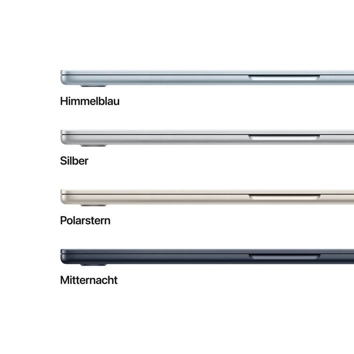 MacBook Air 15" mit M4 Chip, 10-Core CPU und 10-Core GPU, 16GB, 256GB SSD, himmelblau>