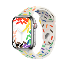 Sie sehen das Produktbild 03 von Apple Watch 45mm Sportarmband, Pride Edition, M/L Apple Watch 45mm Sportarmband, Pride Edition, M/L