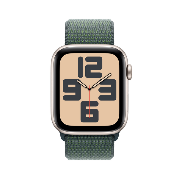 Sie sehen das Produktbild 04 von Apple Watch SE GPS, Aluminium polarstern, 44mm mit Sport Loop, seegrün> Apple Watch SE GPS, Aluminium polarstern, 44mm mit Sport Loop, seegrün>