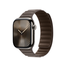 42 mm Armband mit Magnetverschluss Dunkeltaupe – S/M