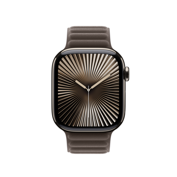 42 mm Armband mit Magnetverschluss Dunkeltaupe – S/M