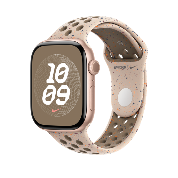 Apple Watch 46mm Nike Sportarmband, desert stone - S/M