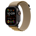 Apple Watch 49mm Alpin-Loop, mandel - medium - Gehäusefarbe schwarz