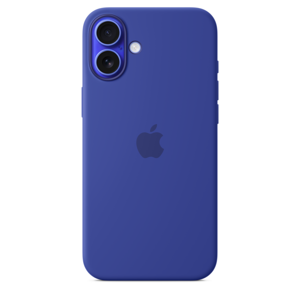 iPhone 16 Plus Silikon Case mit MagSafe – Ultramarin