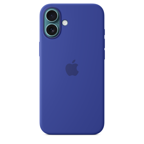 iPhone 16 Plus Silikon Case mit MagSafe – Ultramarin