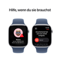 Sie sehen das Produktbild 12 von Apple Watch Series 10 GPS, Aluminium silber, 46mm mit Sportarmband, denim - M/L> Apple Watch Series 10 GPS, Aluminium silber, 46mm mit Sportarmband, denim - M/L>