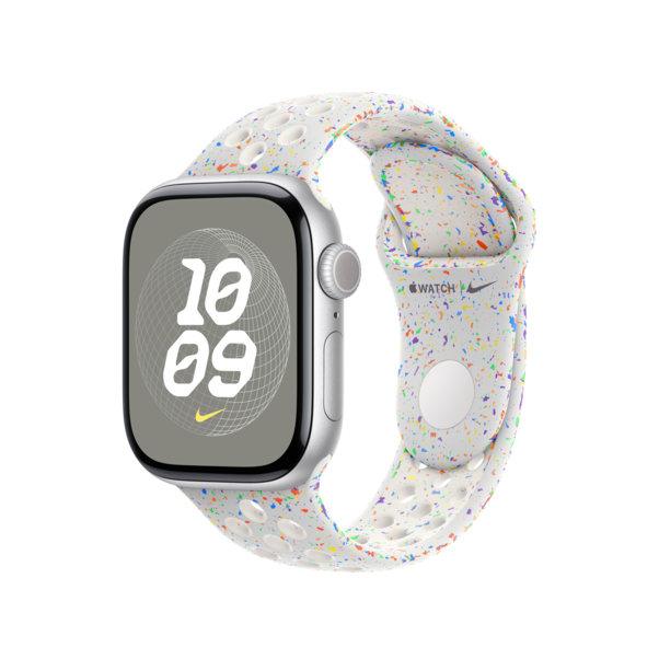 Apple Watch 40mm Nike Sportarmband, pure platinum - S/M