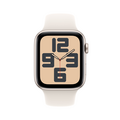 Sie sehen das Produktbild 04 von Apple Watch SE GPS + Cellular, Aluminium polarstern, 44mm mit Sportarmband, polarstern - M/L> Apple Watch SE GPS + Cellular, Aluminium polarstern, 44mm mit Sportarmband, polarstern - M/L>