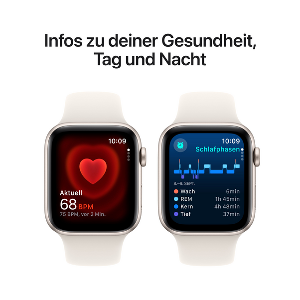 Sie sehen das Produktbild 10 von Apple Watch SE GPS + Cellular, Aluminium polarstern, 44mm mit Sportarmband, polarstern - M/L> Apple Watch SE GPS + Cellular, Aluminium polarstern, 44mm mit Sportarmband, polarstern - M/L>