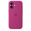 Apple iPhone 16 Silikon Case mit MagSafe, fuchsia