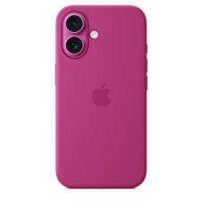 Apple iPhone 16 Silikon Case mit MagSafe, fuchsia
