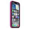 Apple iPhone 16 Silikon Case mit MagSafe, fuchsia