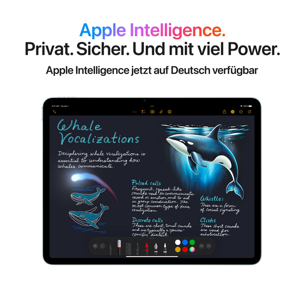 11" iPad Air Wi-Fi + Cellular 128 GB - Blau (M3)