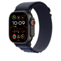 Apple Watch 49mm Alpin-Loop, marine - medium - Gehäusefarbe schwarz