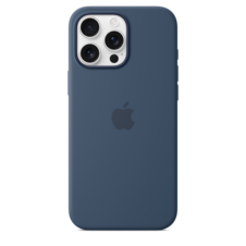 Sie sehen das Produktbild 04 von Apple iPhone 16 Pro Max Silikon Case mit MagSafe, denim Apple iPhone 16 Pro Max Silikon Case mit MagSafe, denim