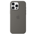 Apple iPhone 16 Pro Max Silikon Case mit MagSafe, steingrau