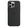 Apple iPhone 15 Pro Max Silikon Case mit MagSafe, schwarz>
