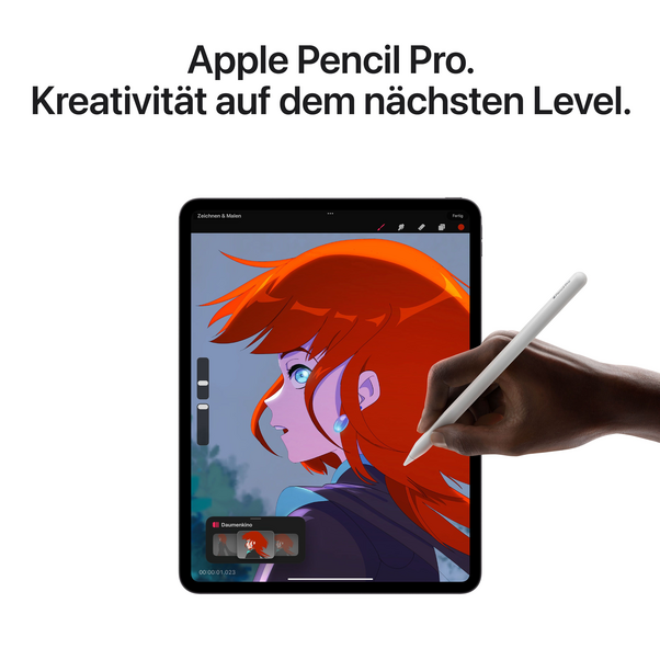 11" iPad Pro Wi-Fi 256 GB Standardglas - Silber (M4)