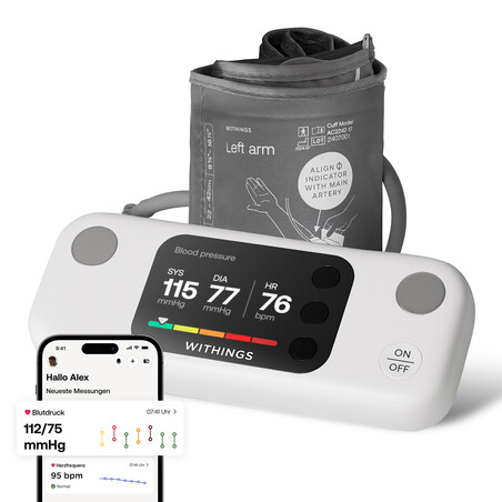 Sie sehen das Produktbild 01 von Withings Blutdruck- und EKG-Messgerät BPM Vision Withings Blutdruck- und EKG-Messgerät BPM Vision