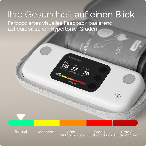 Sie sehen das Produktbild 04 von Withings Blutdruck- und EKG-Messgerät BPM Vision Withings Blutdruck- und EKG-Messgerät BPM Vision