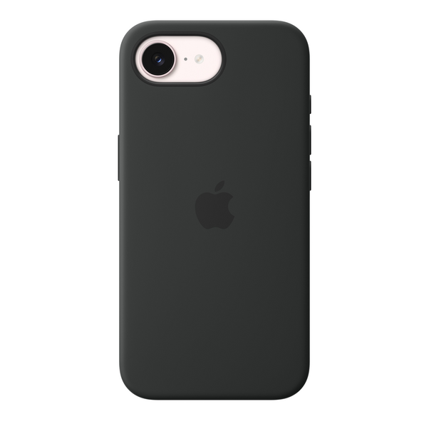 Sie sehen das Produktbild 02 von iPhone 17e Silikon Case mit MagSafe – Schwarz iPhone 17e Silikon Case mit MagSafe – Schwarz