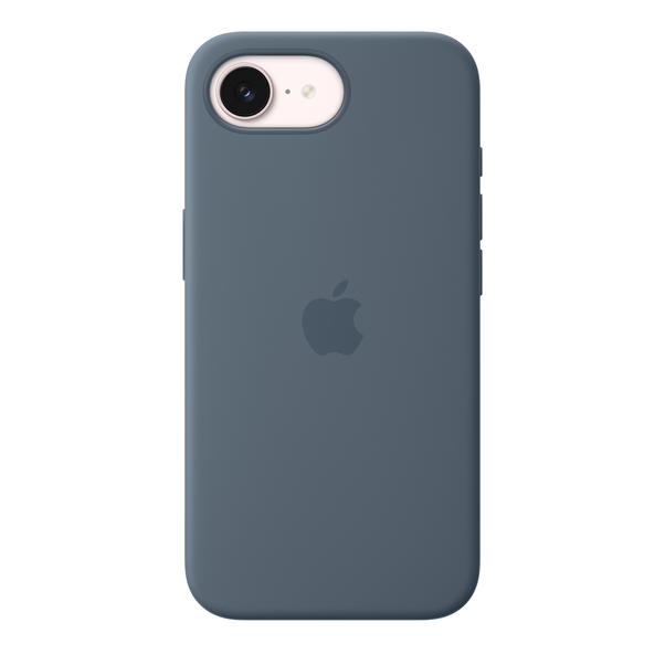 iPhone 17e Silikon Case mit MagSafe – Maritimblau