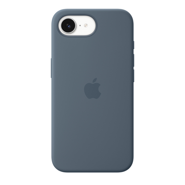 iPhone 17e Silikon Case mit MagSafe – Maritimblau