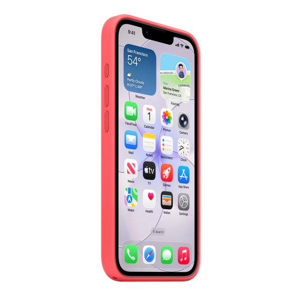 Sie sehen das Produktbild 04 von iPhone 17e Silikon Case mit MagSafe − Guavepink iPhone 17e Silikon Case mit MagSafe − Guavepink