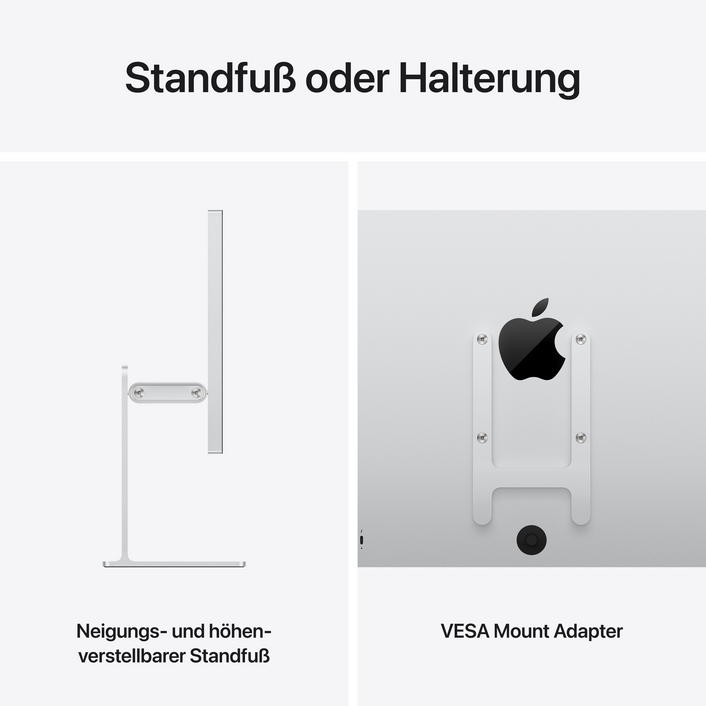 Sie sehen das Produktbild 07 von Studio Display XDR – Nanotexturglas – neigungs- und höhenverstellbarer Standfuß Studio Display XDR – Nanotexturglas – neigungs- und höhenverstellbarer Standfuß