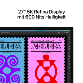 Studio Display, Standardglas, Neigungsverstellbarer Standfuß