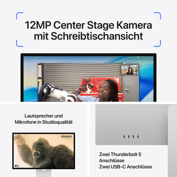 Studio Display – Standard­glas – VESA Mount Adapter