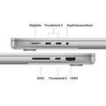 16" MacBook Pro: Apple M5 Max Chip mit 18‑Core CPU und 32‑Core GPU, 2 TB SSD - Silber