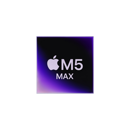 MacBook Pro 16" mit M5 Max chip, 18-core CPU und 32-core GPU, 36GB, 2TB SSD, Space Schwarz