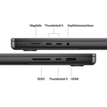 16" MacBook Pro: Apple M5 Max Chip mit 18‑Core CPU und 32‑Core GPU, 2 TB SSD - Space Schwarz