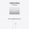 13" MacBook Air: Apple M5 Chip mit 10‑Core CPU und 8‑Core GPU, 512 GB SSD - Silber