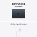 Sie sehen das Produktbild 09 von MacBook Air 13" mit M5 chip, 10-core CPU und 10-core GPU, 16GB, 1TB SSD, Mitternacht MacBook Air 13" mit M5 chip, 10-core CPU und 10-core GPU, 16GB, 1TB SSD, Mitternacht