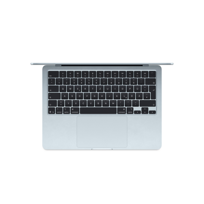 MacBook Air 13" mit M5 chip, 10-core CPU und 8-core GPU, 16GB, 512GB SSD, Himmelblau