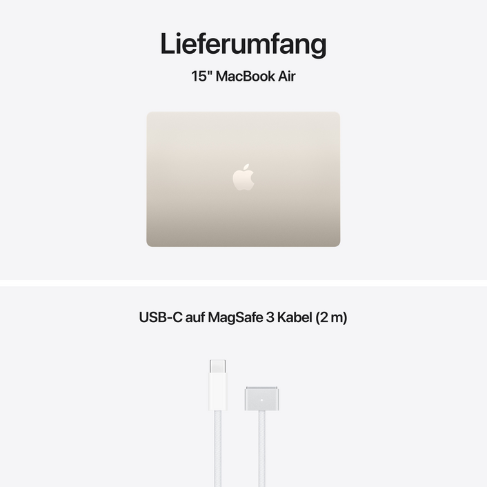 Sie sehen das Produktbild 09 von 15" MacBook Air: Apple M5 Chip mit 10‑Core CPU und 10‑Core GPU, 512 GB SSD - Polarstern 15" MacBook Air: Apple M5 Chip mit 10‑Core CPU und 10‑Core GPU, 512 GB SSD - Polarstern