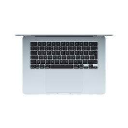 Sie sehen das Produktbild 02 von MacBook Air 15" mit M5 chip, 10-core CPU und 10-core GPU, 16GB, 512GB SSD, Himmelblau MacBook Air 15" mit M5 chip, 10-core CPU und 10-core GPU, 16GB, 512GB SSD, Himmelblau