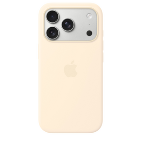 iPhone 17 Pro Silikon Case mit MagSafe - Vanille