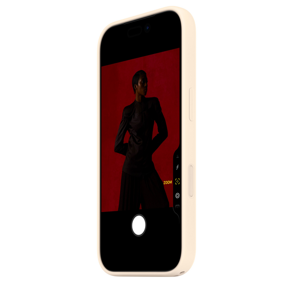 Sie sehen das Produktbild 04 von iPhone 17 Pro Silikon Case mit MagSafe - Vanille iPhone 17 Pro Silikon Case mit MagSafe - Vanille