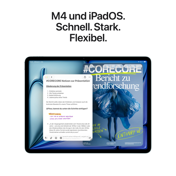 Sie sehen das Produktbild 04 von 11" iPad Air Wi-Fi 128GB, Space Grau 11" iPad Air Wi-Fi 128GB, Space Grau